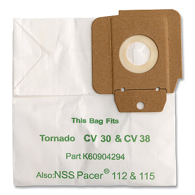 Green Klean GK-CV30 Replacement Bag, 10 Bags/Pack, 10 Packs/Carton