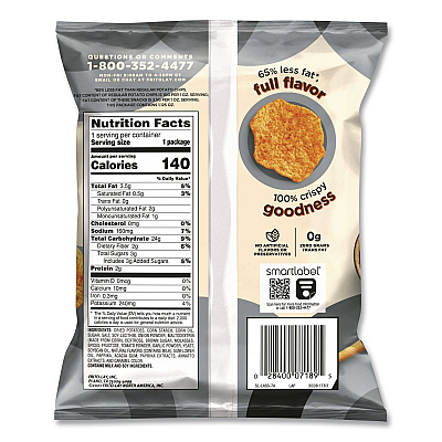 Frito-Lay Baked Variety Pack, Baked Cheetos/Baked Lays BBQ/Baked Lays Original/Baked Ruffles Cheddar Sour Cream, 30 Bags/BX, 2 Boxes/CT (77325)
