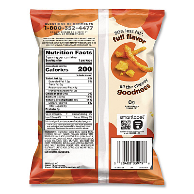 Frito-Lay Baked Variety Pack, Baked Cheetos/Baked Lays BBQ/Baked Lays Original/Baked Ruffles Cheddar Sour Cream, 30 Bags/BX, 2 Boxes/CT (77325)
