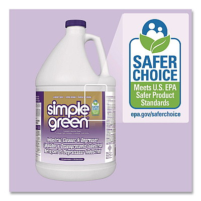 Simple Green Industrial Cleaner and Degreaser, Lavender Scent, 1 gal Bottle,  6/Carton (1600128)