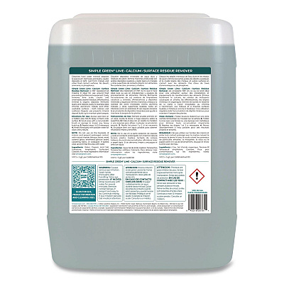 Simple Green Lime Calcium Surface Residue Remover, 5 gal Pail (1700005)