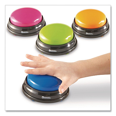 Learning Resources Answer Buzzers, Ages 3 and Up, 12 Buzzers (LER3777)