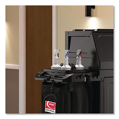 Suncast Commercial Housekeeping Cart Carry Caddy Accessory, Polypropylene, Black (HKCCADDYD)