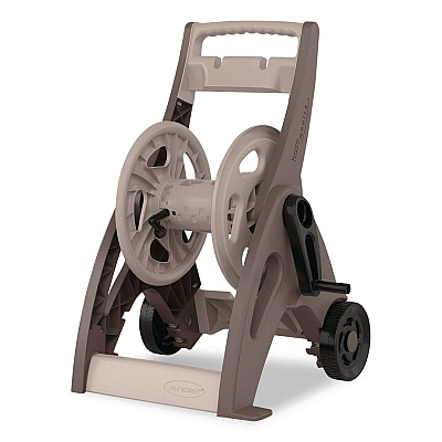 Suncast Hosemobile Hose Reel Cart, 175 ft, 24.5 x 20.5 x 32.25, Dark Taupe (CPLJNF175D)