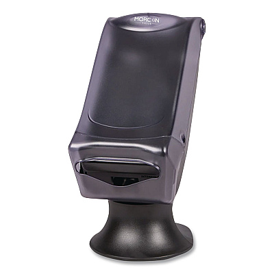 Morcon Tissue Valay Tower Napkin Dispenser, 8 x 17.25 x 13, Transparent Black (NT555)