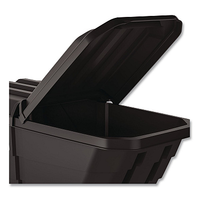 Suncast Commercial 1.5 Cubic Yard Tilt Truck Lid, 42.63 x 85 x 6.2, Black (RMTT150LID)