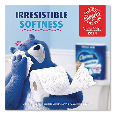 Charmin Ultra Soft Bathroom Tissue, Mega Roll, Septic Safe, 2-Ply, White, 208 Sheets/Roll, 12 Rolls/Pack, 5 Packs/Carton (17579CT)