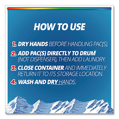 Purex 4-in-1 Laundry Detergent Pacs, 66 Pods/Bag, 4 Bags/Carton (05524)