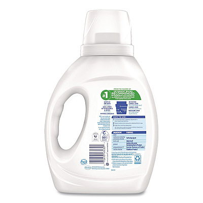 All Free Clear Liquid Fabric Softener, Fragrance Free, 34 oz Bottle, 6/Carton (47430)