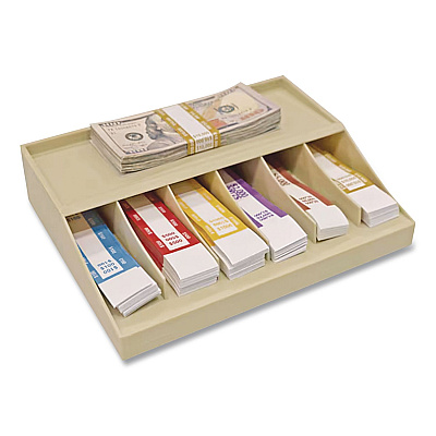 CONTROLTEK Currency Straps, $10,000, Self-Adhesive, 1,000/Pack (560023)