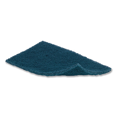 3M Doodlebug Medium-Duty Scrub Pad, 4.62" x 10", Blue, 10/Carton (08005B)