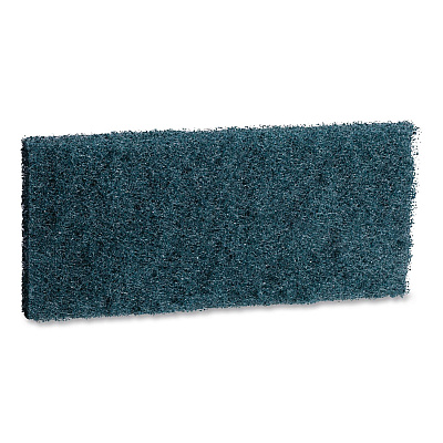 Boardwalk Medium-Duty Scrub Pad, 4.62 x 10, Blue, 10/Carton (402B)