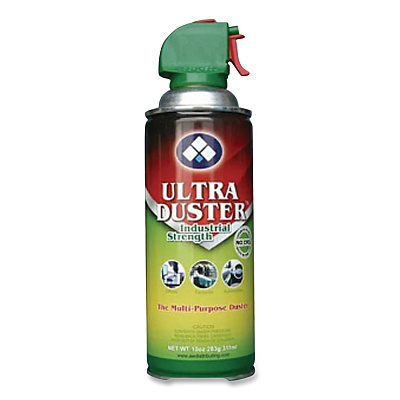 Ultra Duster Industrial Strength Compressed Air Duster Cleaner, 10 oz Can, 2/Pack (UDS10P2)