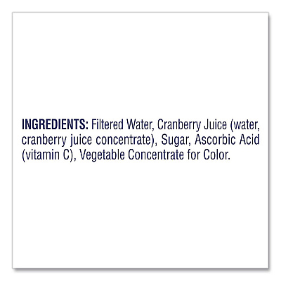 Ocean Spray Cranberry Juice Cocktail, Cranberry, 10 oz Bottle, 24/Carton (22002661)