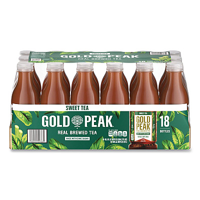 Gold Peak Sweet Black Tea Bottles, 16.9 oz Bottle, 18/Carton (22002678)