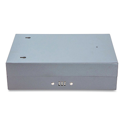 CONTROLTEK Combination Lockable Key Cabinet, 28-Key, 7.75 w x 3.25 d x 11.5 h, Metal, Gray (500150)