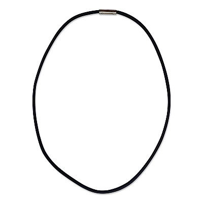 BAND IT Trash Can Loops, for 5 gal to 20 gal Can, 0.25" x 16", Black, 36/Carton (40515)