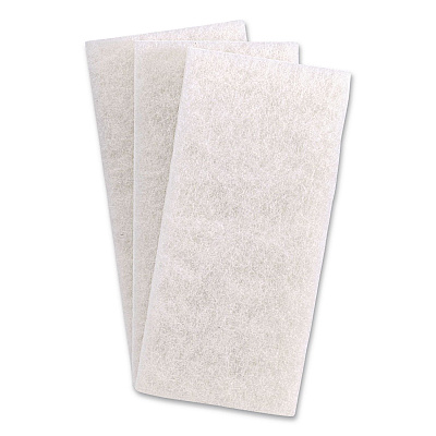 Boardwalk Fine Grade Utility Pad, 4.62 x 10, White, 10/Carton (401B)