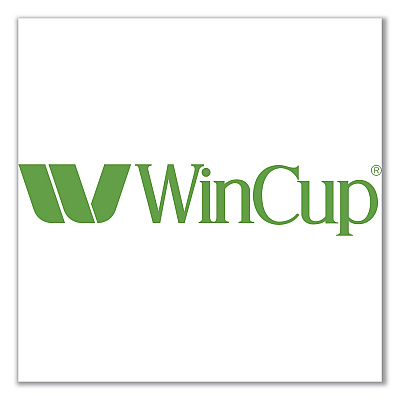 WinCup Plastic Lids for Foam Cups and Bowls, Slotted, Fits 32 oz to 64 oz Cold Cups, Translucent, 1,000/Carton (221936)