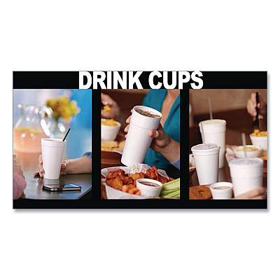 WinCup Foam Drink Cups, 16 oz, White, 500/Carton (221974)