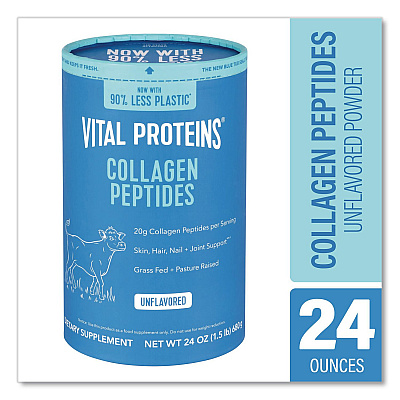 Vital Proteins Collagen Peptides Unflavored Powder, Unflavored, 24 oz Bottle (22002620)