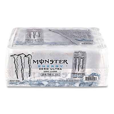 Monster Energy Ultra Zero, Original, 16 oz Bottle, 24/Carton (22002677)