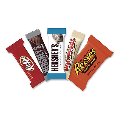 Hershey's Snack Size Bulk Candy Assortment, Assorted Flavors, Individually Wrapped, 155 Pieces (22002629)