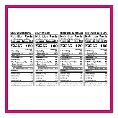 Hershey's Snack Size Bulk Candy Assortment, Assorted Flavors, Individually Wrapped, 155 Pieces (22002629)
