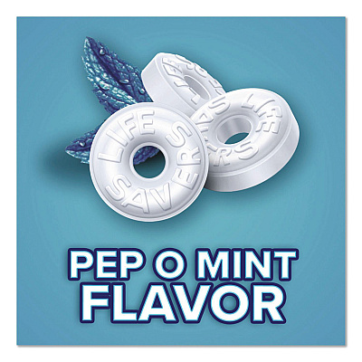 LifeSavers Mints Pep-O-Mint, Peppermint, Individually Wrapped, 53.95 oz Bag (22002650)