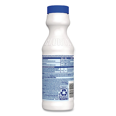 Clorox Concentrated Regular Disinfecting Bleach, 11 oz Bottle, 28/Carton (32436CT)