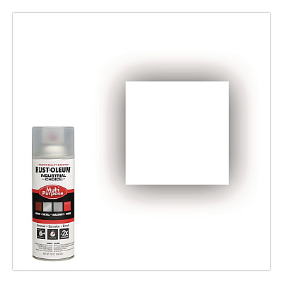 Rust-Oleum Industrial Choice 1600 System Multi-Purpose Enamel Spray Paint, Gloss Crystal Clear, 12 oz Aerosol Can, 6/Carton (1610830)