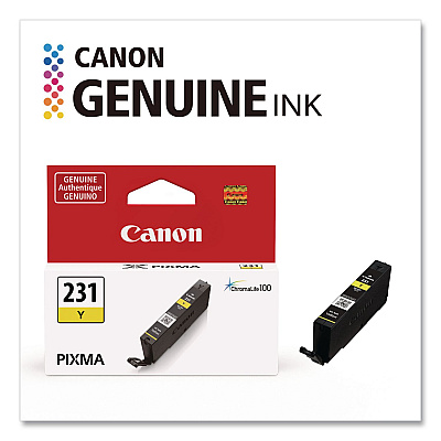 Canon 6677C001 (CLI-231) Ink, 800 Page-Yield, Yellow