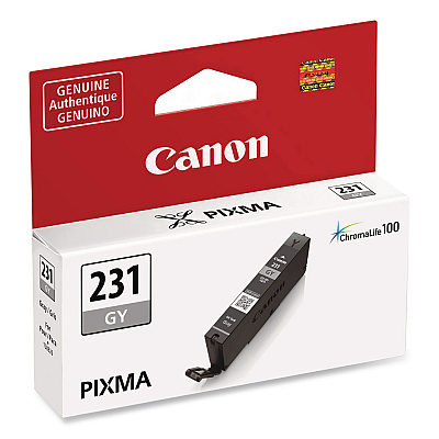 Canon 6678C001 (CLI-231) Ink, 800 Page-Yield, Gray