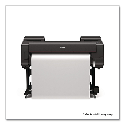 Canon Satin Photographic Paper Roll, 2" Core, 8 mil, 42" x 100 ft, Satin White (2047V137)