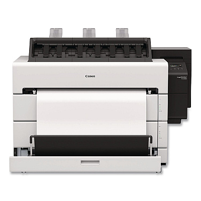 Canon Heavyweight Matte Coated Paper, 2" Core, 10 mil, 24" x 100 ft, Matte White (0849V342)