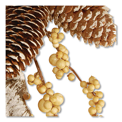 National Tree Company Fall Garland, 72" Long, White (RAHVG060669A)