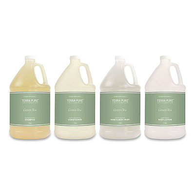 Diversified Hospitality Solutions Terra Pure Conditioner Gallon, Green Tea Lemongrass Scent, 1 gal Bottle (002256EA)