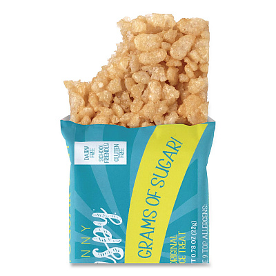 Skinny Crispy Crispy Treat, Vanilla, 0.78 oz Bars, 5 Bars/Pack, 3 Packs/Carton (60004176)