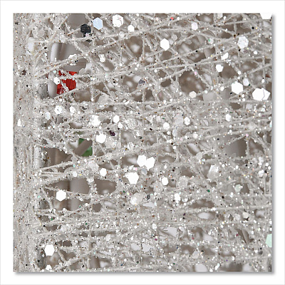 National Tree Company Trumpeting White Angel, AC Powered, Blue/Green/Red/Yellow LED Lights, 18" x 33" x 60", White (DF21210001L)