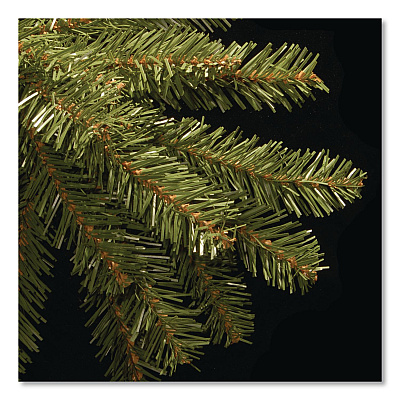 National Tree Company Pre-Lit Dunhill Fir Tree, 66" x 66" x 108", 900 Clear Lights, Green Tree, Green Tree Stand (DUH90LO)