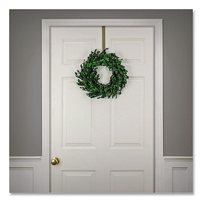 National Tree Company Spring Boxwood Wreath, 18" x 18" x 3.93", Green (EG79MH187181)