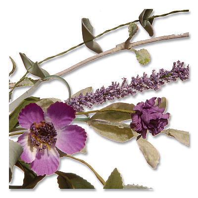 National Tree Company Garden Accents Purple Daisy Wreath, 20" x 3", Purple (GAF3020WDLP)