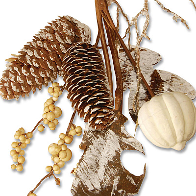 National Tree Company Fall Garland, 72" Long, White (RAHVG060669A)