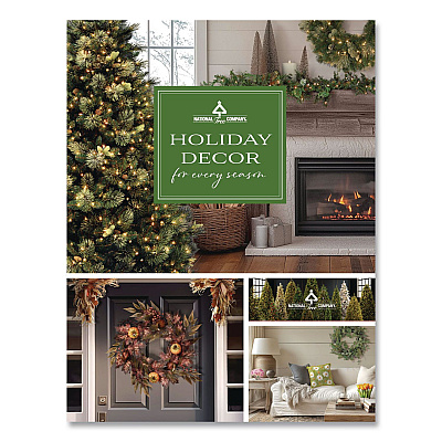 National Tree Company Artificial Arborvitae, 13" x 13" x 60", Green Tree, Green Pot (LMC4700601)