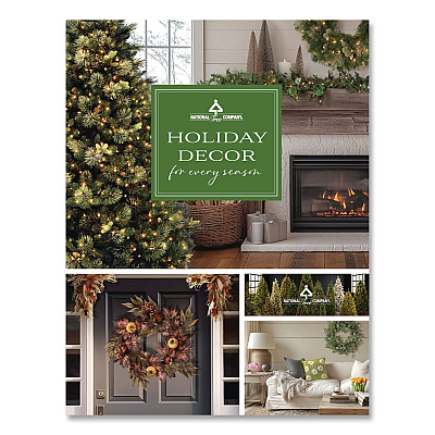 National Tree Company Pre-Lit Charleston Pine Slim Tree, 50" x 50" x 108", Green Tree, Green Tree Stand (CHR330490)