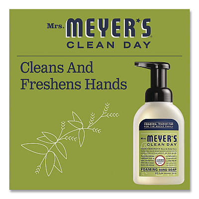 Mrs. Meyer's Clean Day Foaming Hand Soap, Lemon, 10 oz, 4/Carton (383417)