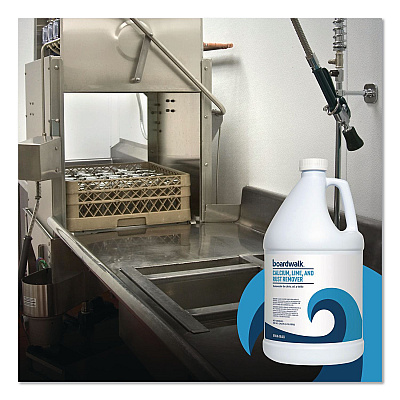 Boardwalk Calcium, Lime and Rust Remover, 1 gal Bottle, 4/Carton (4848)
