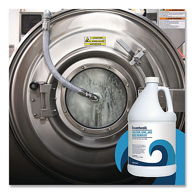 Boardwalk Liquid Fragrance-Free, Dye-Free Laundry Detergent, Unscented, 1 gal Bottle, 4/Carton (4850)