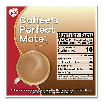 Coffee-mate Original Powdered Coffee Creamer, 56 oz Canister (22002633)