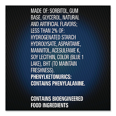 Wrigley's 5 Gum, Peppermint Cobalt, 15 Sticks/Pack, 10 Packs/Carton (22002640)